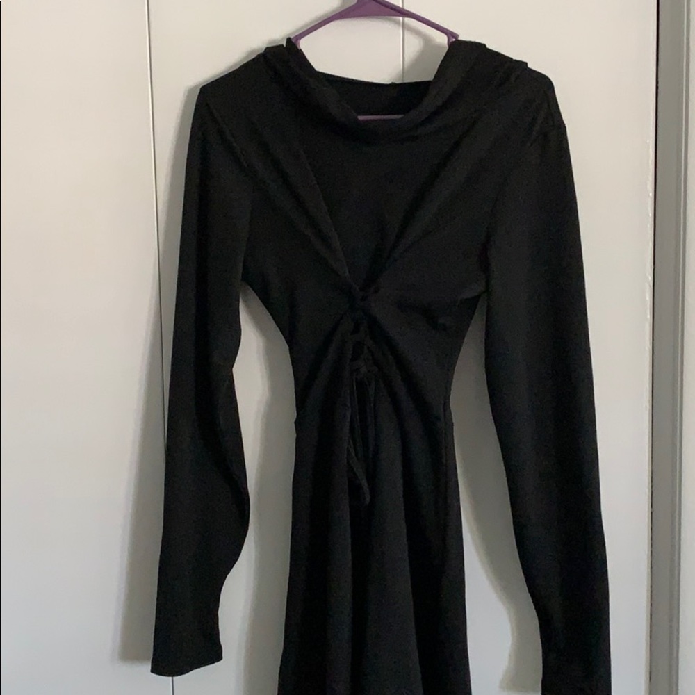 Gothic hooded dress